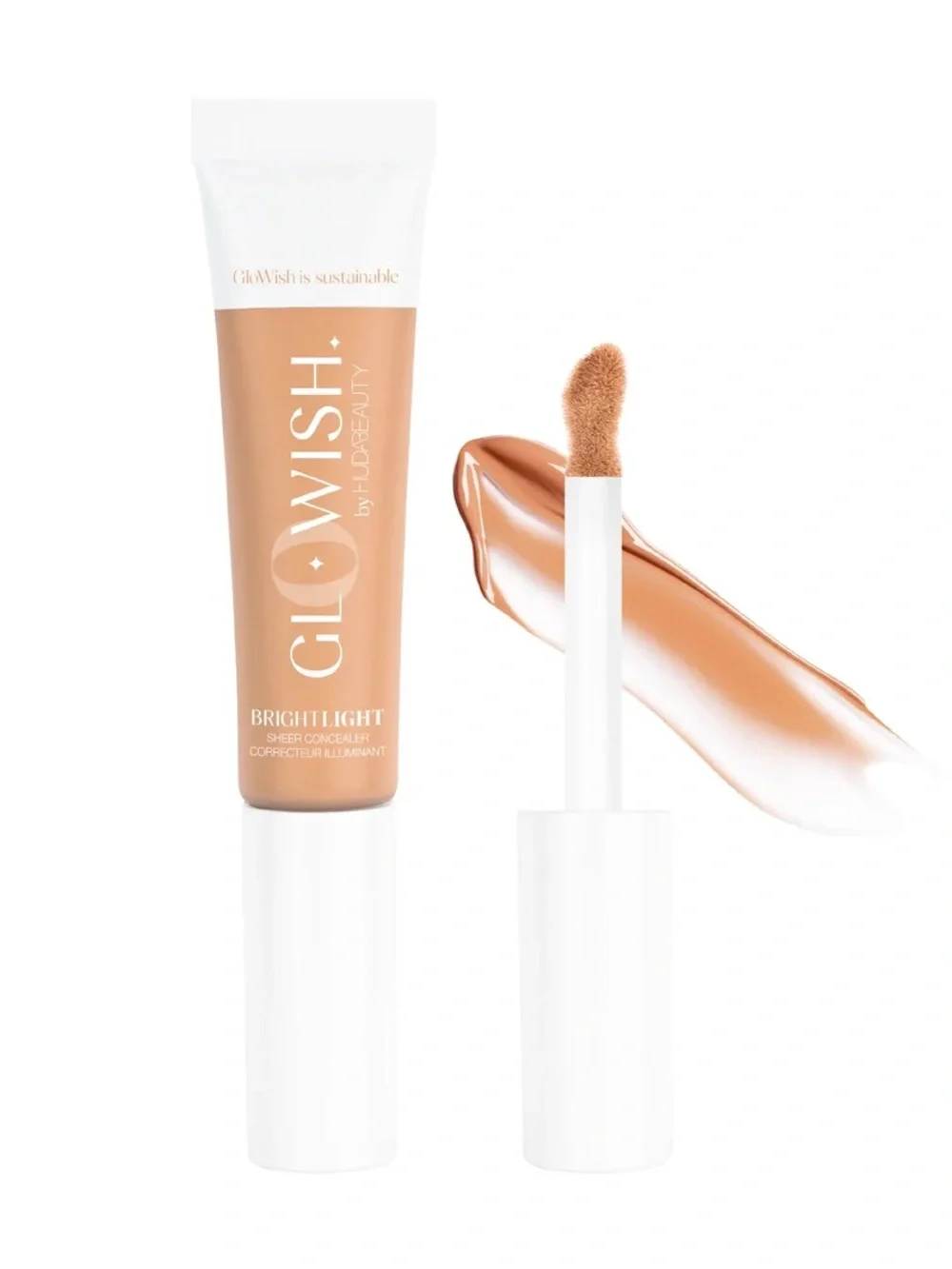 NEW HUDA BEAUTY GLOWISH BRIGHT LIGHT HYDRATING SHEER VEGAN CONCEALER